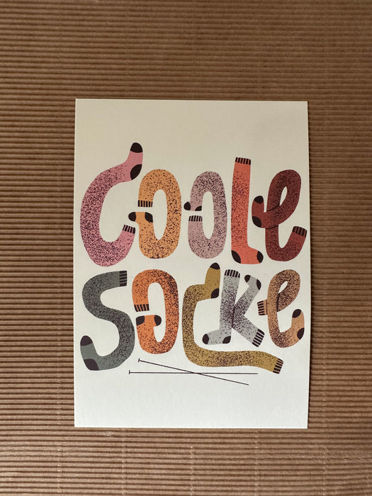 Coole Socke - Karte