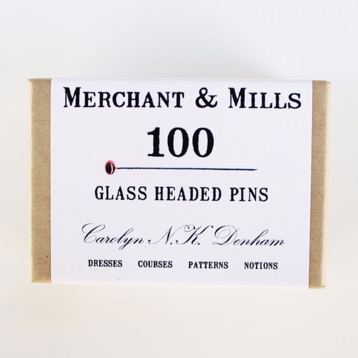 Glass Headed Pins 100