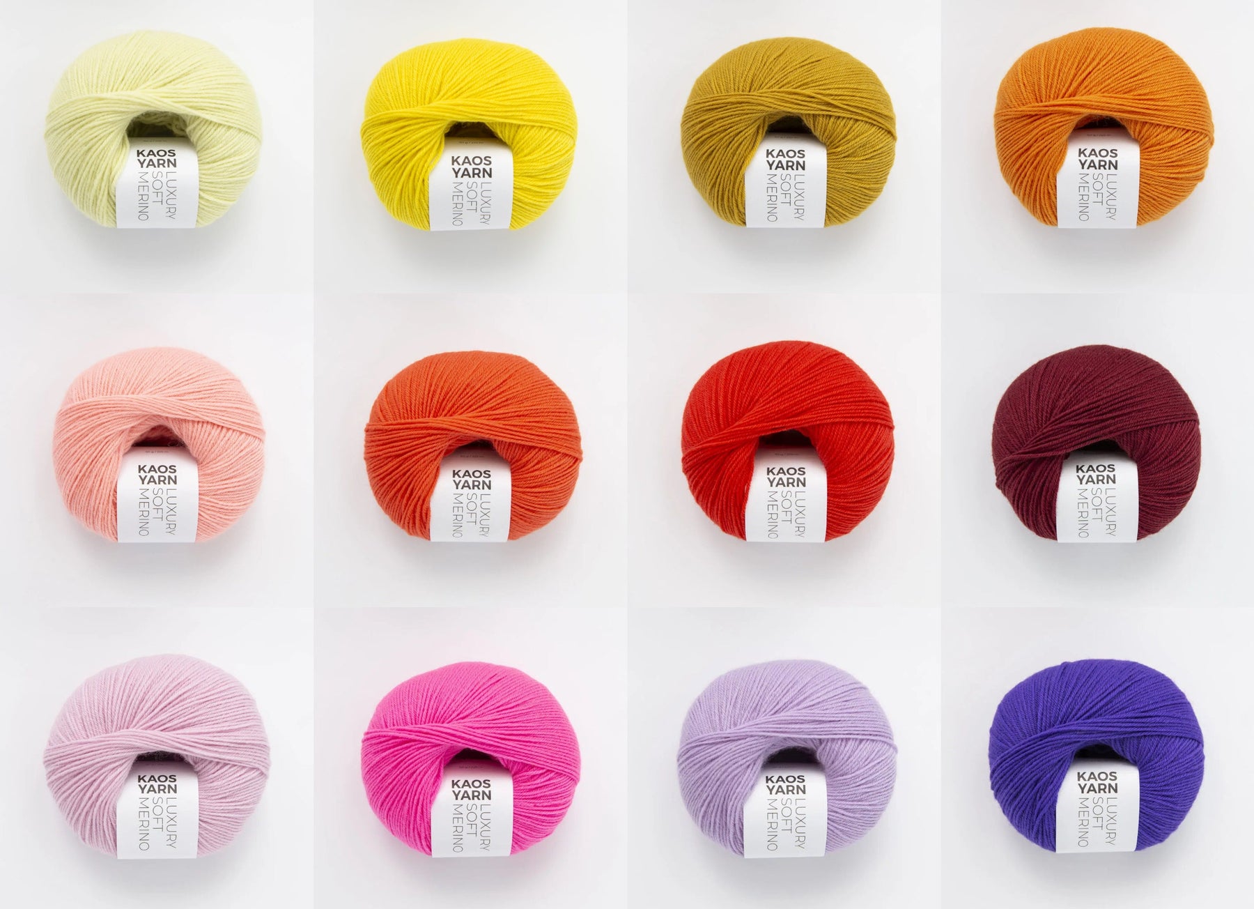 kaos yarn colours