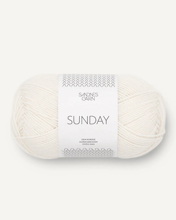 SUNDAY - reine Merinowolle