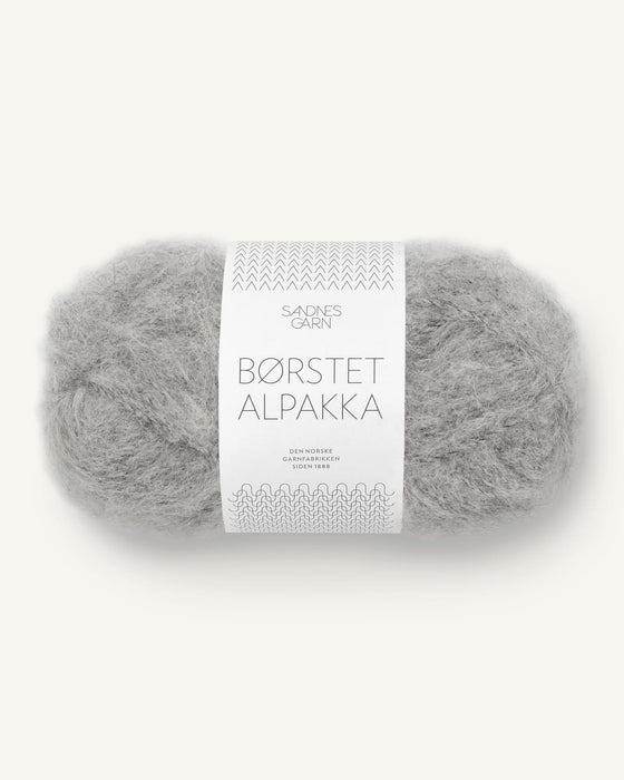 Børstet Alpakka - Alpaka Wolle