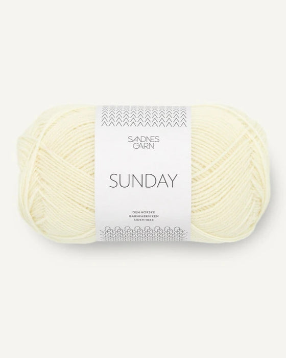 SUNDAY - reine Merinowolle
