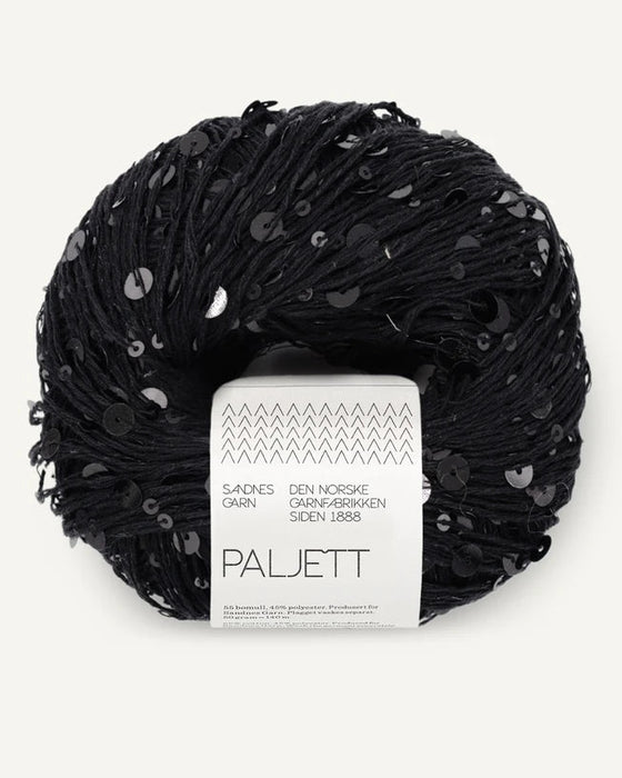 Paljett - Baumwollgarn mit Pailetten
