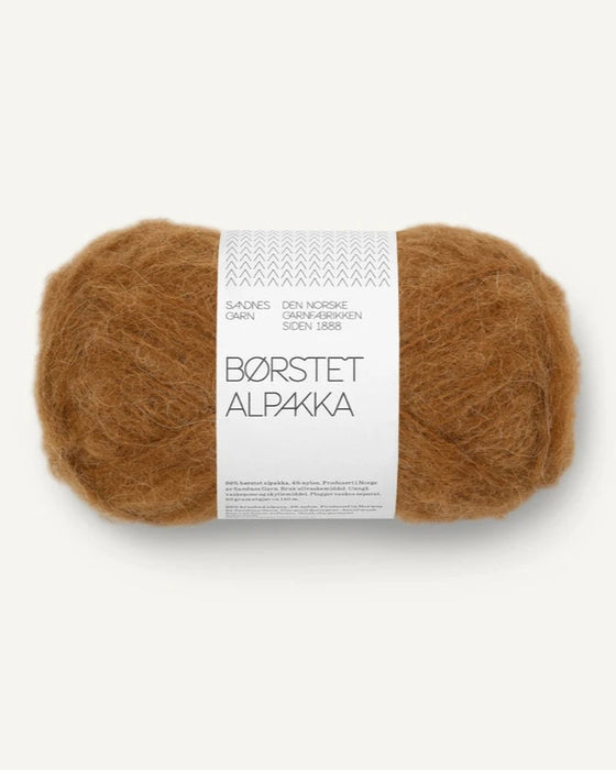 Børstet Alpakka - Alpaka Wolle