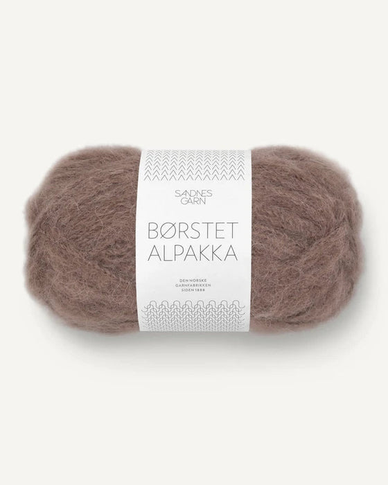 Børstet Alpakka - Alpaka Wolle