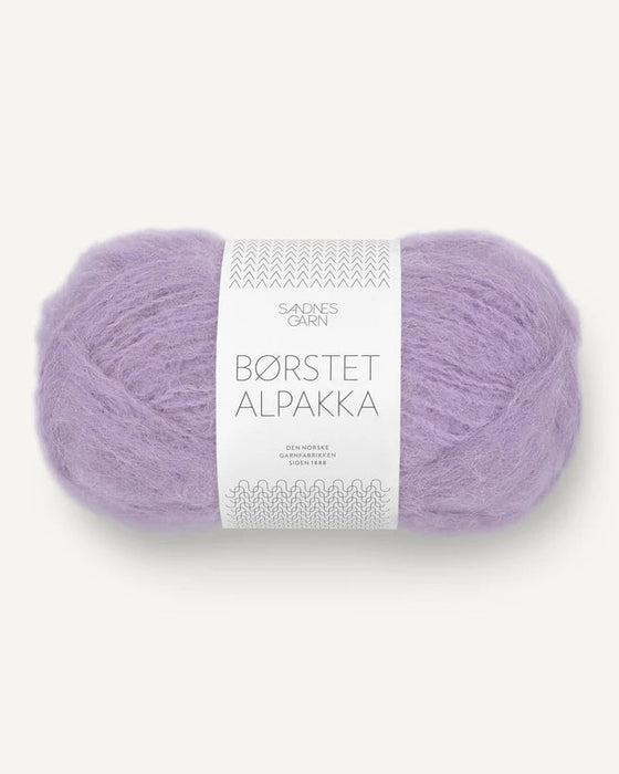 Børstet Alpakka - Alpaka Wolle