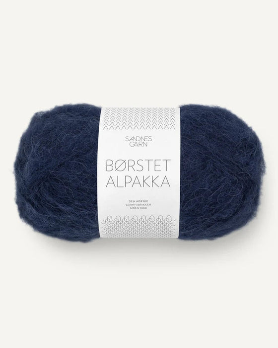 Børstet Alpakka - Alpaka Wolle