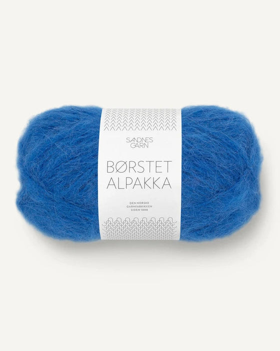 Børstet Alpakka - Alpaka Wolle