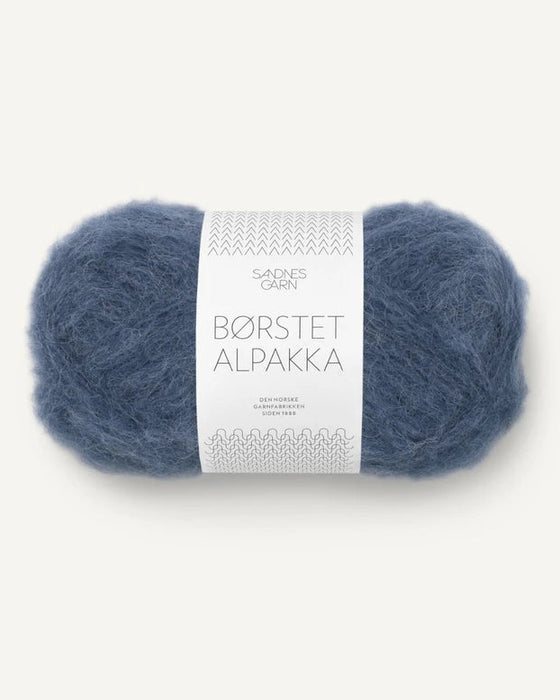 Børstet Alpakka - Alpaka Wolle