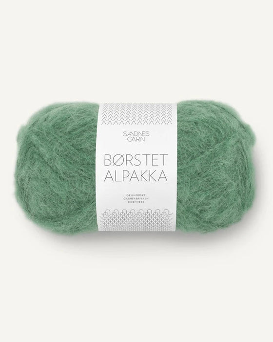 Børstet Alpakka - Alpaka Wolle