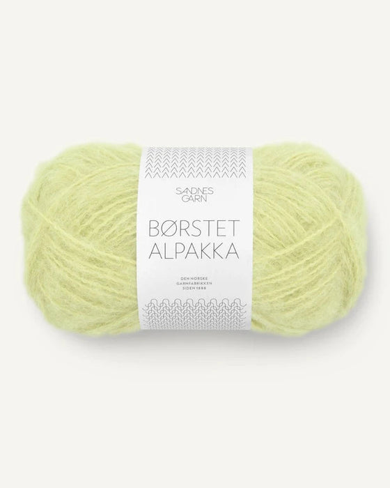 Børstet Alpakka - Alpaka Wolle