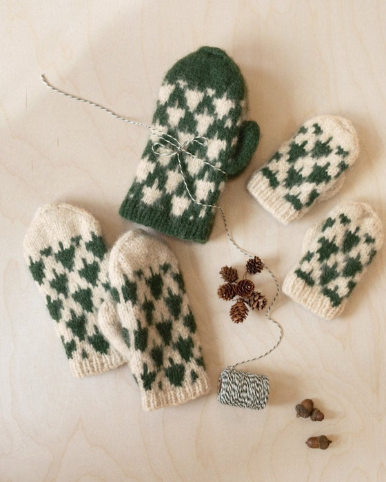 Einzelanleitung - Christmas Tree Mittens (DE)