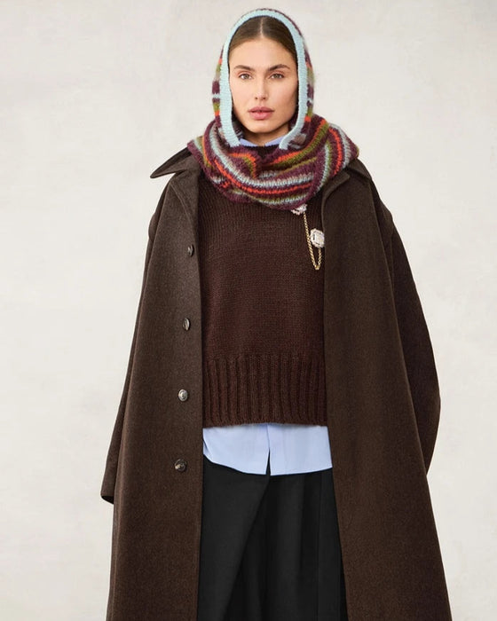 Papieranleitung - DIY 2507_11b Snuggle Hood (striped)