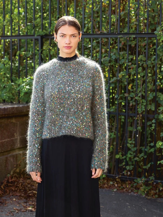 Strickpaket - 25_6 Rookie Sweater Paljett Edition