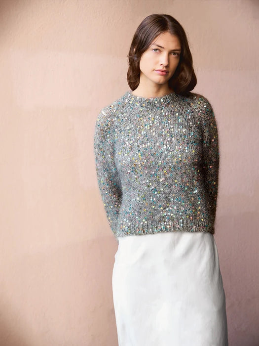 Strickpaket - 25_6 Rookie Sweater Paljett Edition