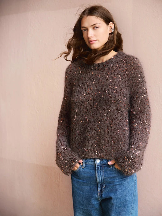 Strickpaket - 25_6 Rookie Sweater Paljett Edition