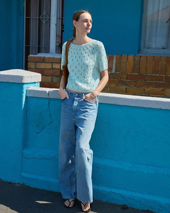 2604_2 Elodie Tee - Strickpaket