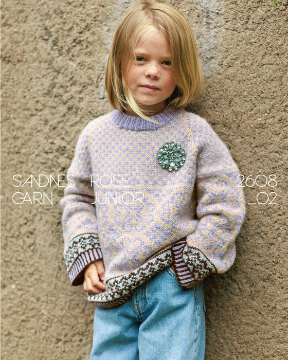 Einzelanleitungen / 2608 Norske ikoner junior / Nr. 2 Rose Junior