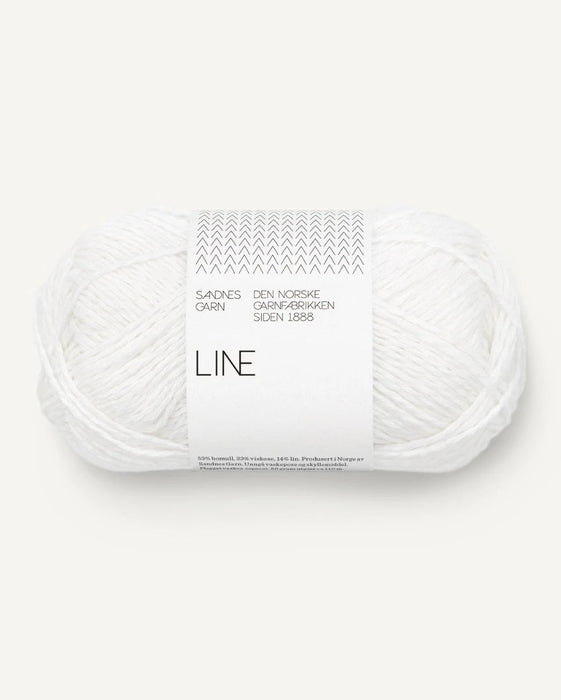 Line - Mischung aus Baumwolle, Viskose und Leinen