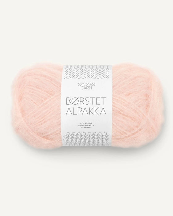Børstet Alpakka - Alpaka Wolle