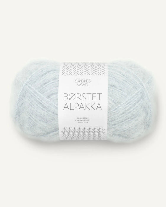 Børstet Alpakka - Alpaka Wolle