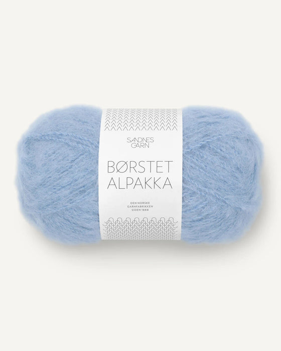 Børstet Alpakka - Alpaka Wolle