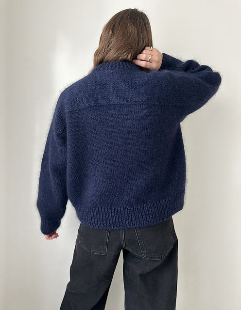 Air Cardigan - Strickpaket (Hjelholts Håndværksgarn + Soft Silk Mohair, Originalgarn)