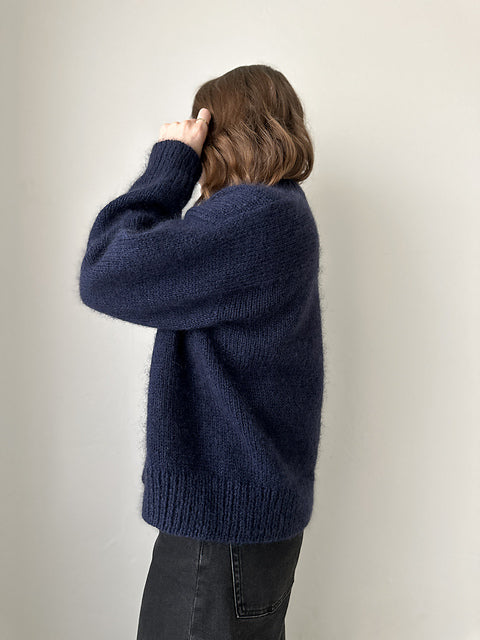Air Cardigan - Strickpaket (Hjelholts Håndværksgarn + Soft Silk Mohair, Originalgarn)