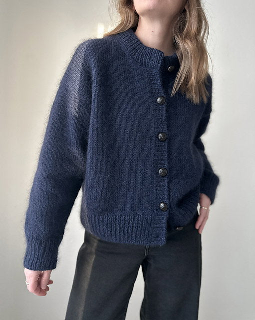 Air Cardigan - Strickpaket (Hjelholts Håndværksgarn + Soft Silk Mohair, Originalgarn)