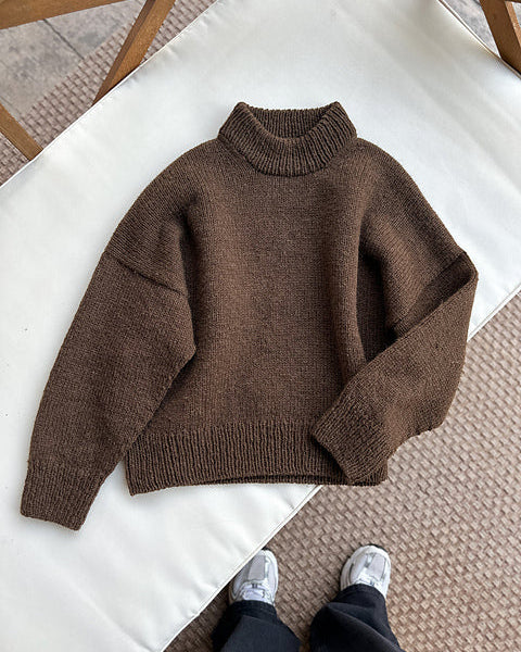 Autumn Pullover - Strickpaket (Atlas + Titicaca)