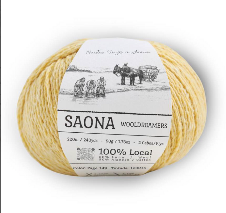 Saona - spanische Merino Wolle und Baumwolle