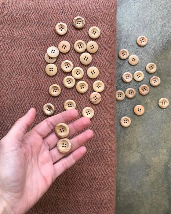 Retrosaria Wooden Buttons 003 / 20mm