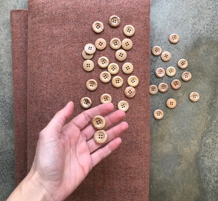 Retrosaria Wooden Buttons 003 / 20mm