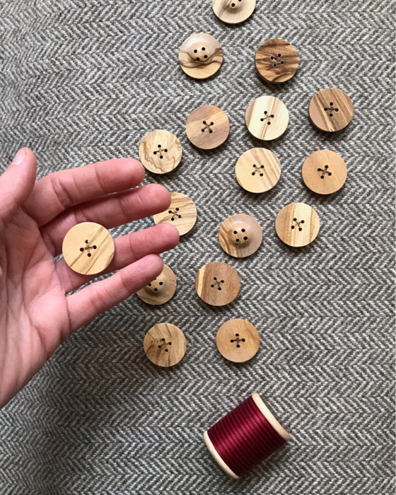 Retrosaria Wooden Buttons 002 (4 Löcher)