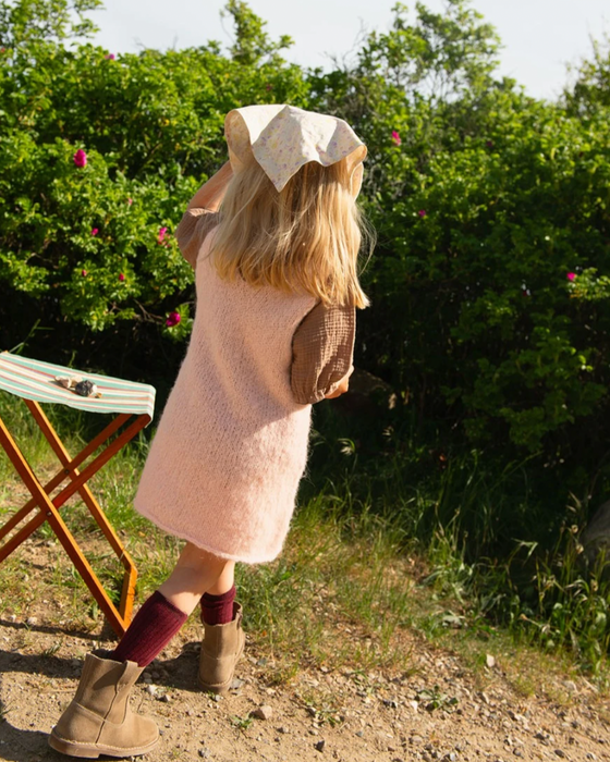 STRICKPAKET Meadow Dress junior - 2506 Weicher Strick für Kinder / Nr. 1