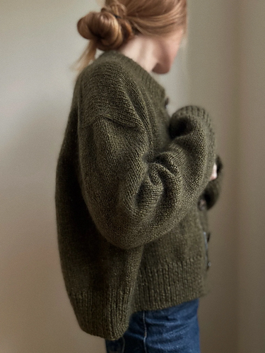 Cardigan No. 11 - Strickpaket (Hjelholts Håndværksgarn + Soft Silk Mohair)