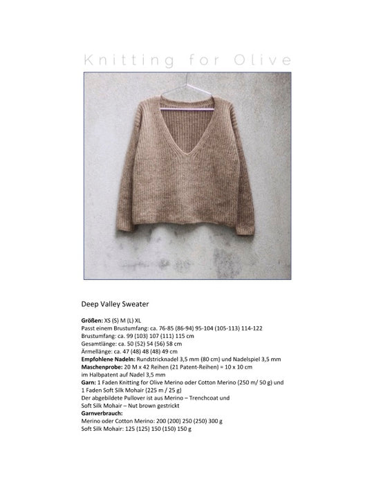 Deep Valley Sweater