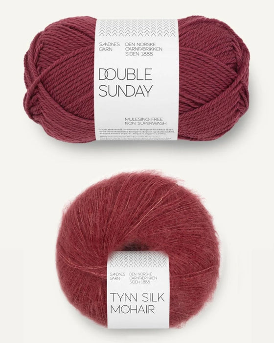 2602_02b Mina Sweater (Double Sunday) - Strickpaket