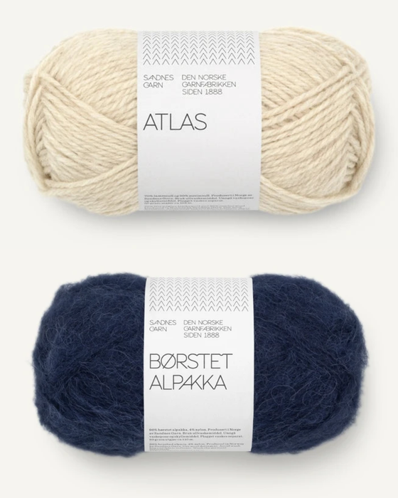 2513-01 Ridge Sweater Atlas- Strickpaket