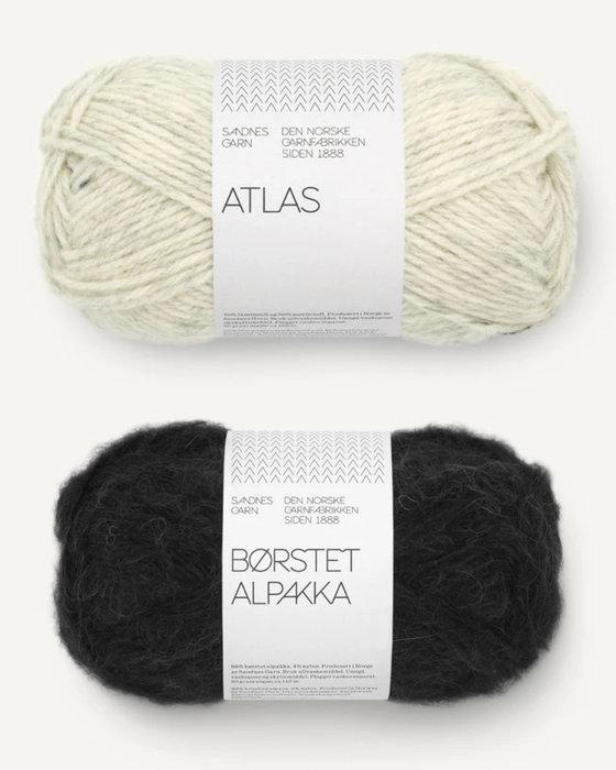 2513-01 Ridge Sweater Atlas- Strickpaket