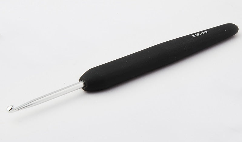Häkelnadel aus Stahl mit Griff