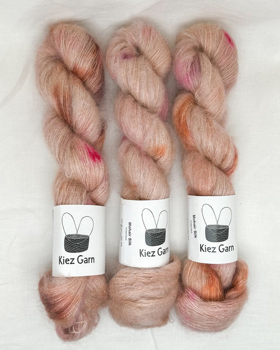 Mohair Silk - handgefärbtes Garn aus Mohair und Seide
