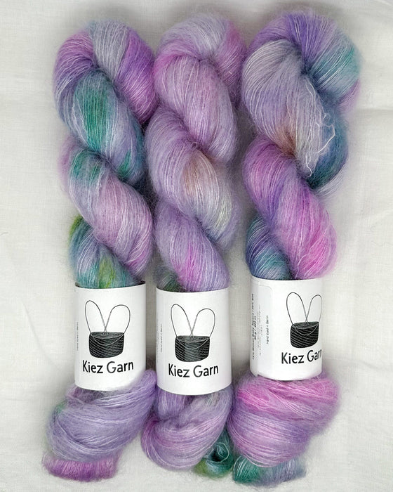 Mohair Silk - handgefärbtes Garn aus Mohair und Seide