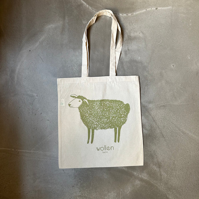 Wollen Tasche - Schaf Pistazie