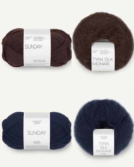 Ida Tee - Strickpaket (Sunday + Tynn Silk Mohair)