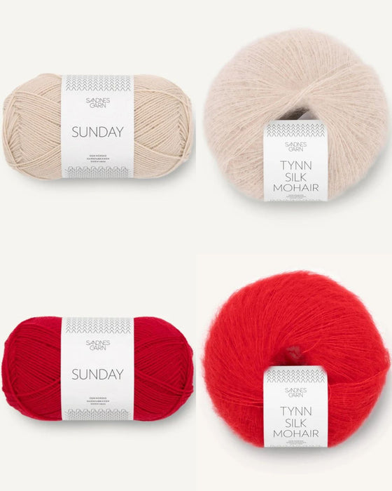 Ida Tee - Strickpaket (Sunday + Tynn Silk Mohair)