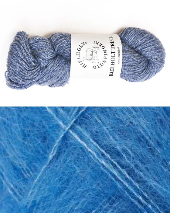Jilli Jumper - Strickpaket (Hjelholt Triple + Tilia)