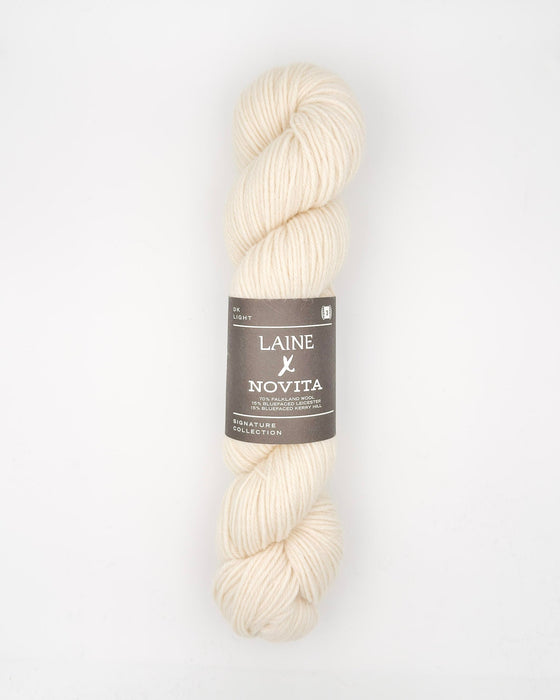 Laine x Novita DK - 100% Wolle aus Falkland, Bluefaced Leicester und Bluefaced Kerry Hill