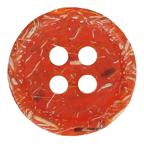 Knopf 4-Loch Kokos 15mm - 1x8Stk