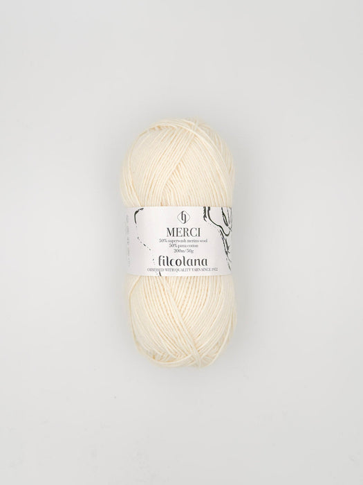 Merci - Mischung aus Merinowolle und Pima-Baumwolle